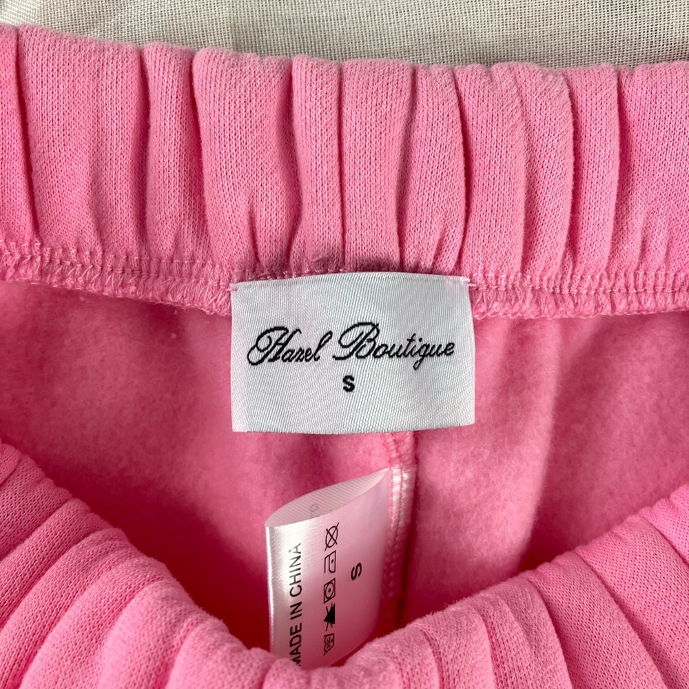 Hazel Boutique The HZL Pink Winter Wonderland Sweatpants - Picture 4 of 6
